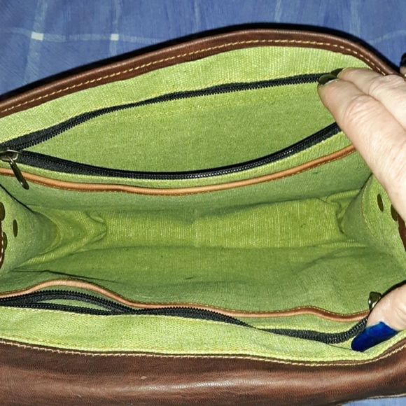 NEW Handmade World Natural Brown Leather Satchel - Picture 5 of 12